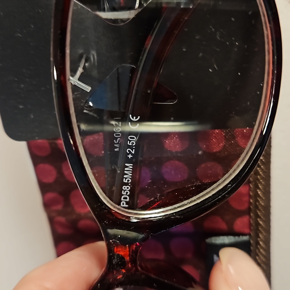 2 pairs of readers +2.50 strength Foster Grant and Aigner- 1 NWT - 1 gently worn - Picture 5 of 8